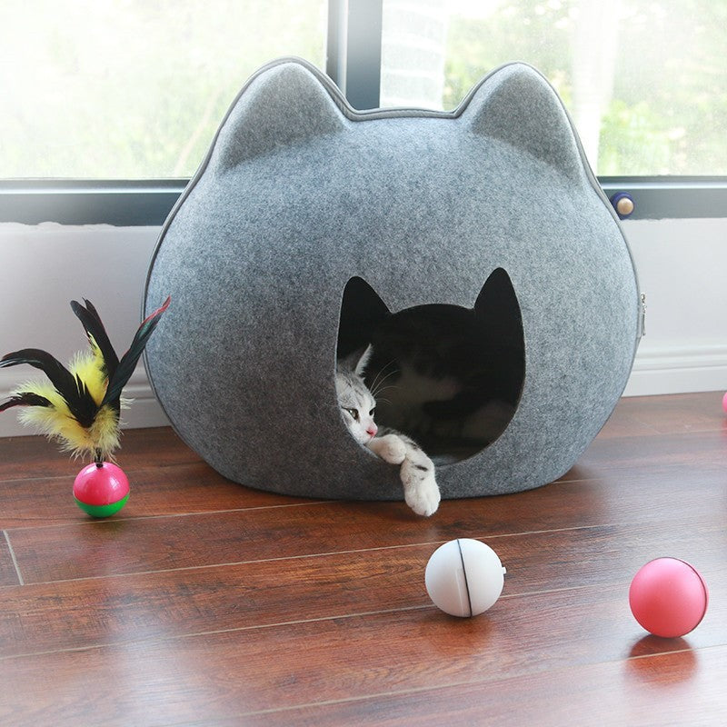 Cat Litter Enclosed Pet Cat House